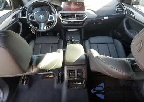 2022 BMW X3 Sdrive30I z USA, uszkodzony, nr VIN 5UX43DP02N9M20348